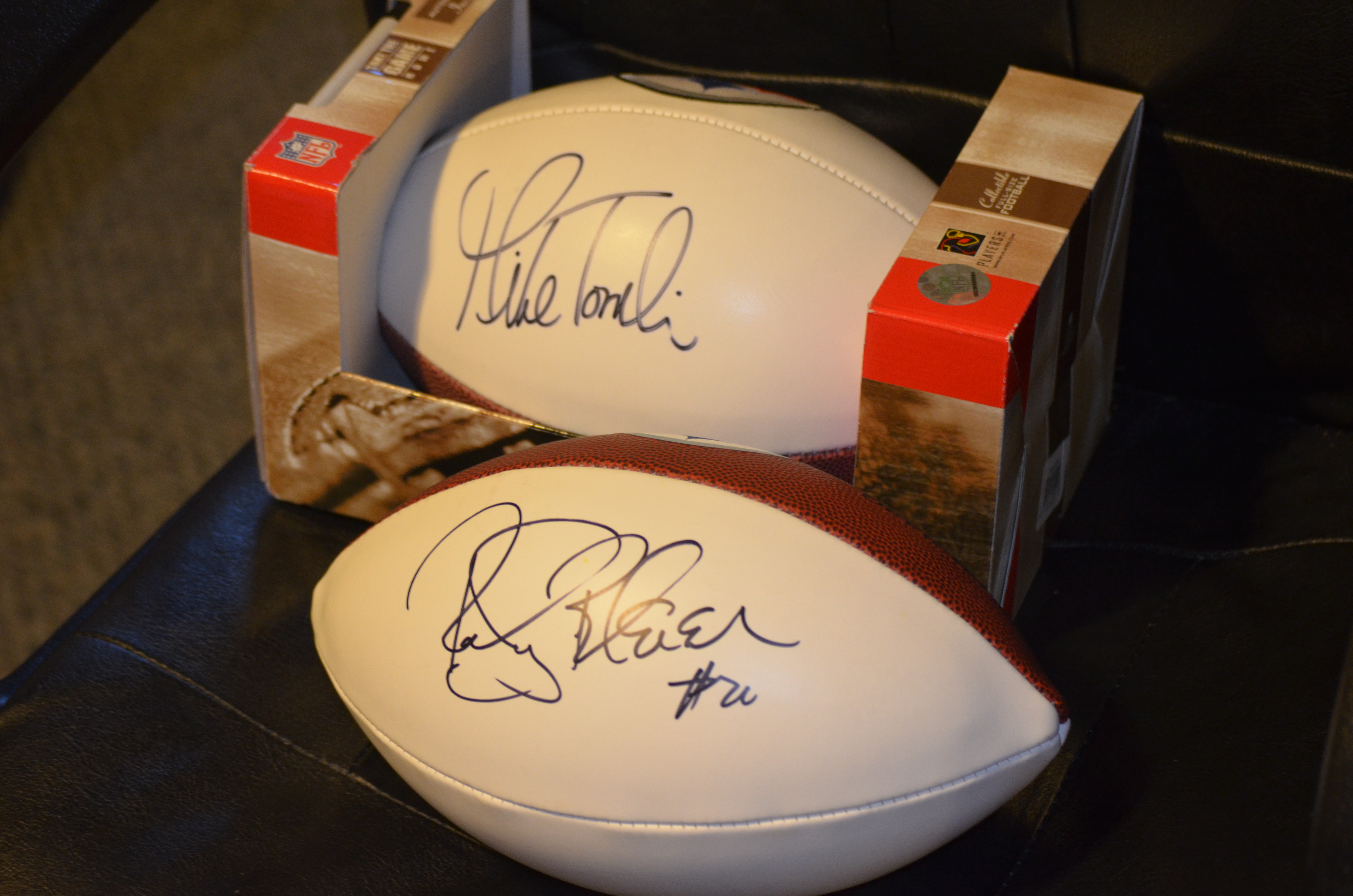 Autographed Steelers Footballs
